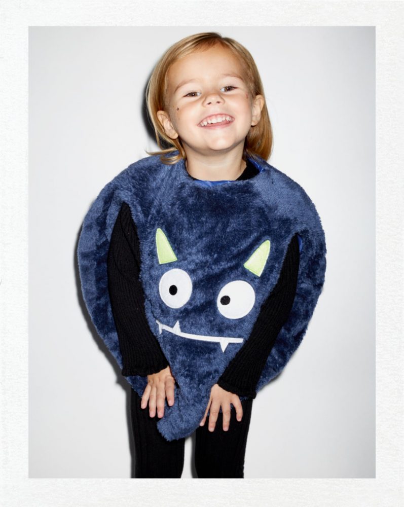 Zara velvet monster costume