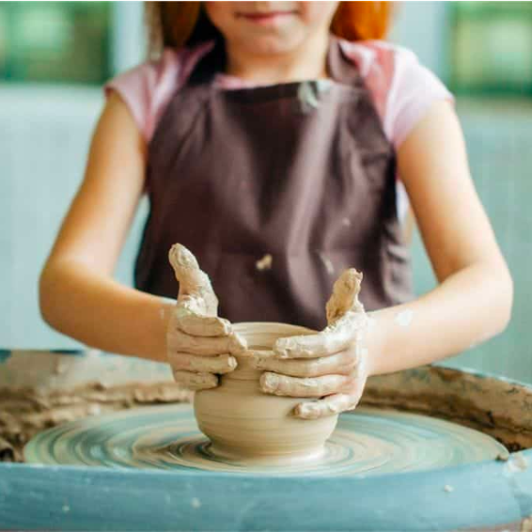 Urth Clay kids pottery school holidays