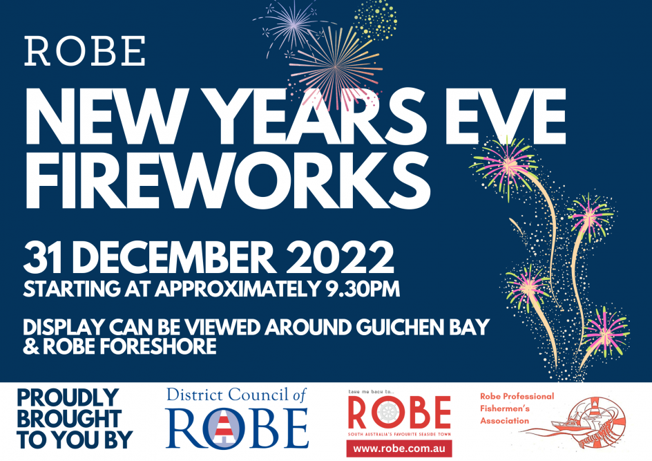 Robe New Years Eve Fireworks 2022