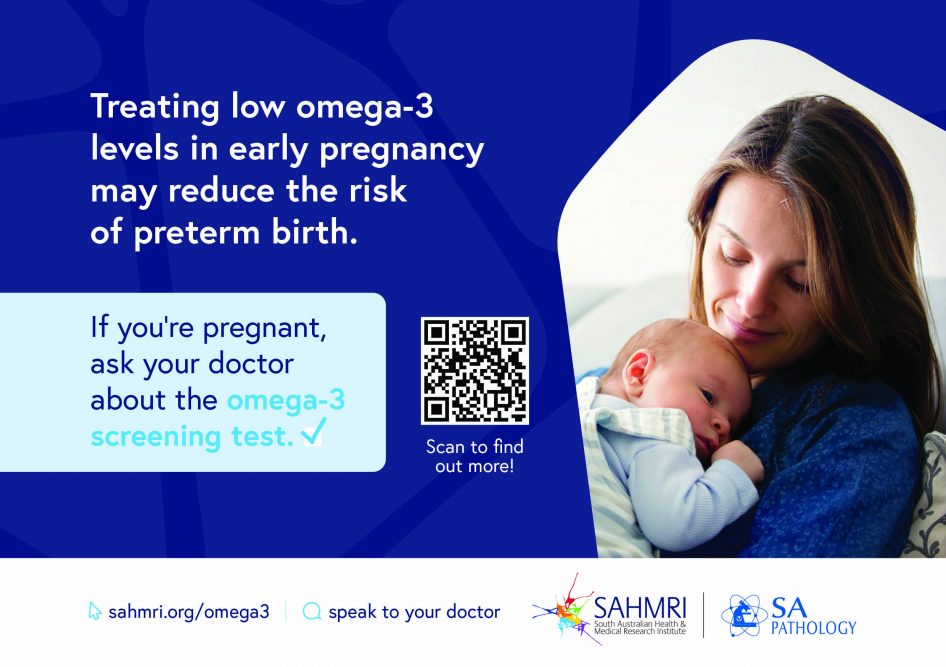 SAHMRI omega 3 test screening in pregnancy KIDDO Mag