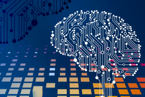 An illustration of a brain composed of intricate electronic circuits, symbolizing the fusion of technology and neuroscience.