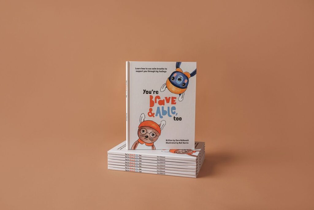 Cover of the children's book, Brave & Able, Too.