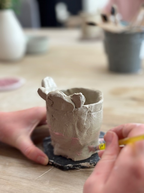 Clay painting.