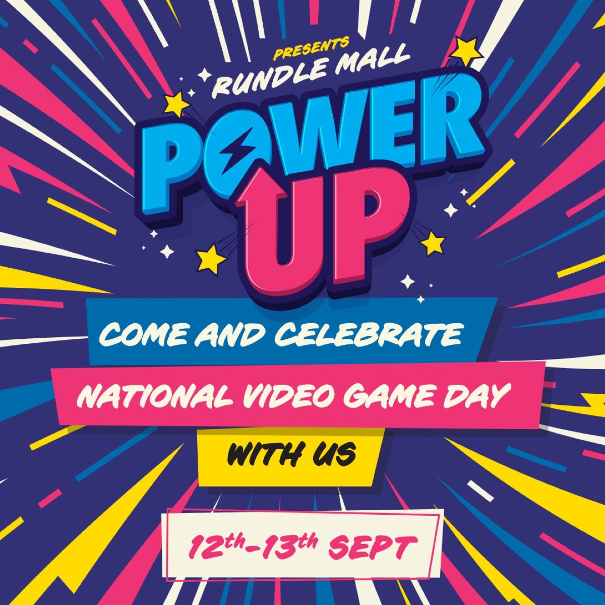 Power Up promo poster.