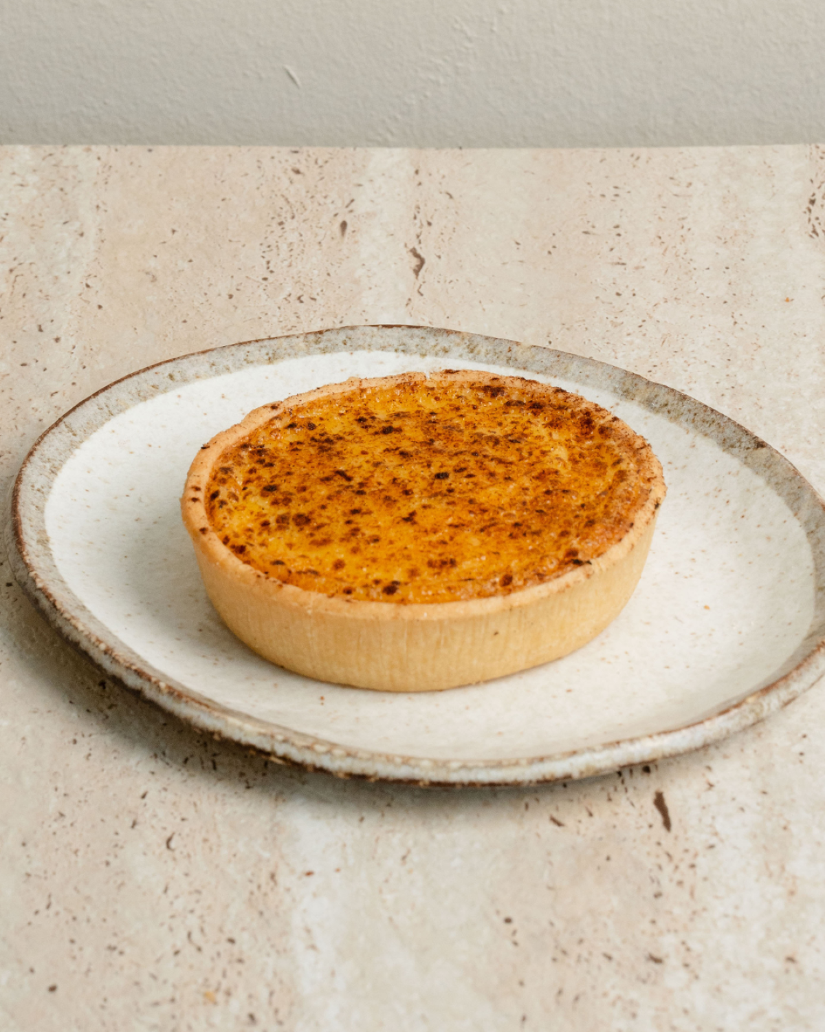 Custard tart.