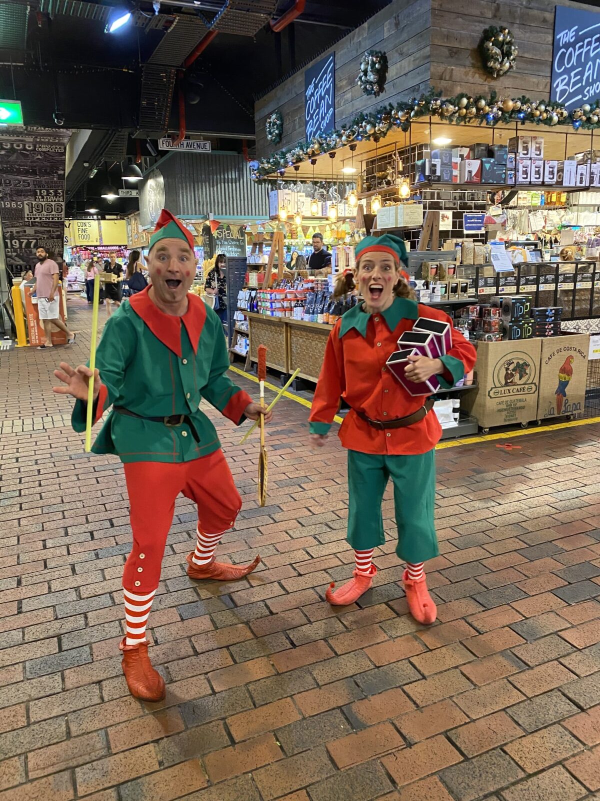 Christmas elves.