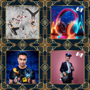 A poster for Woodville Town Hall Adelaide Fringe 2026 featuring acts including FORT, Magical Madness, Mr Snotbottom Auslan, Tune In Auslan