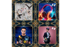 A poster for Woodville Town Hall Adelaide Fringe 2026 featuring acts including FORT, Magical Madness, Mr Snotbottom Auslan, Tune In Auslan