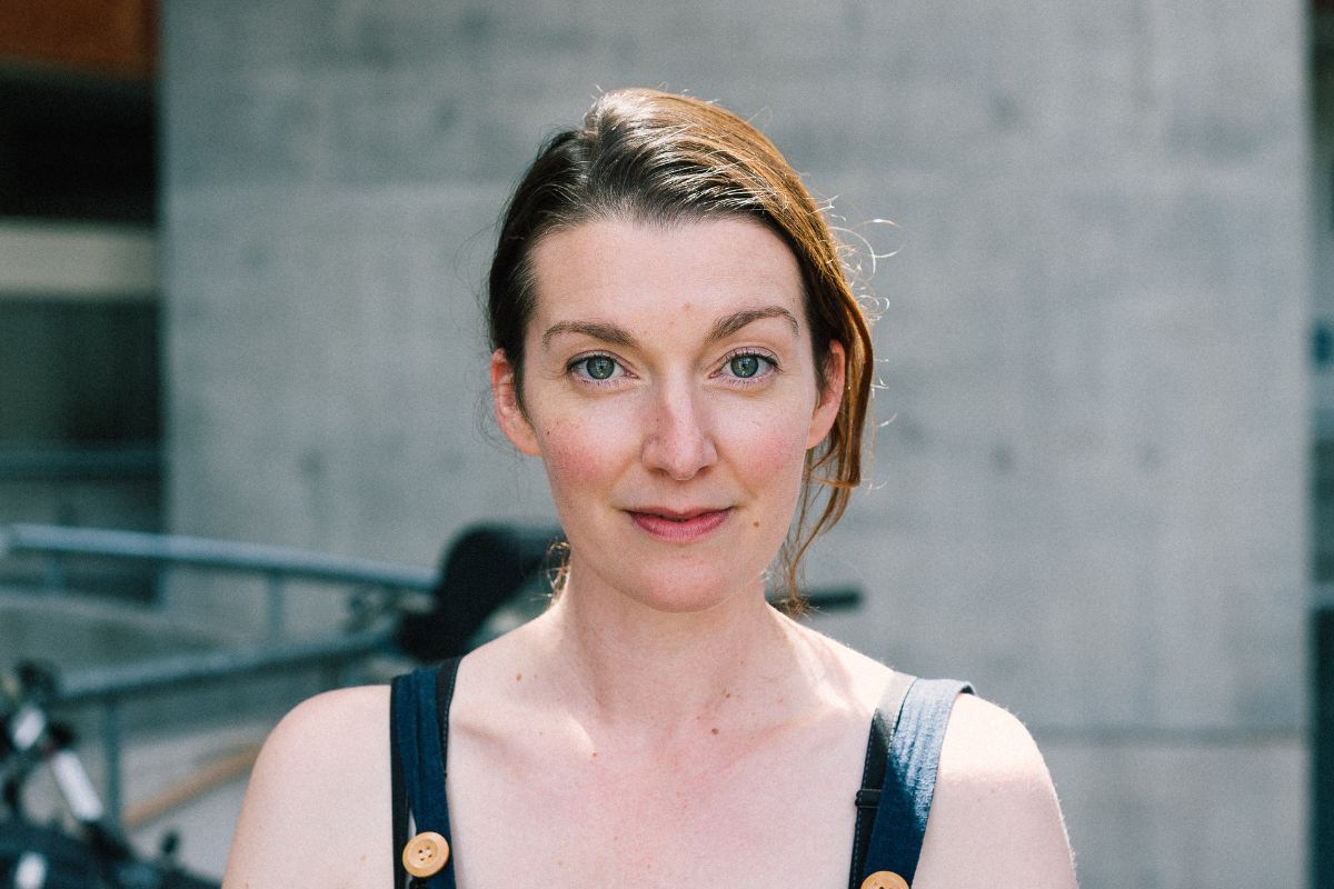 Performer Ellen Steele for Patch Theatre, South Australia.