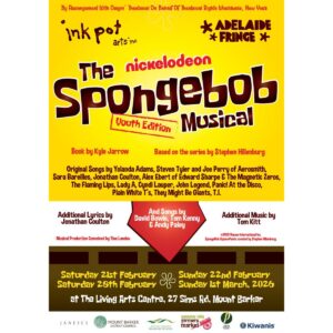 An advertising poster for The SpongeBob Musical Youth Edition