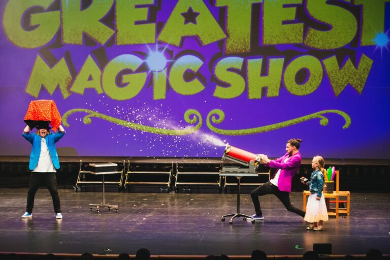 Adelaide Fringe show The Greatest Magician on stage at Gluttony