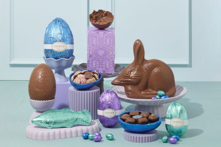 A selection of Chocolate Easter treats by Haigh's Adelaide, South Australia