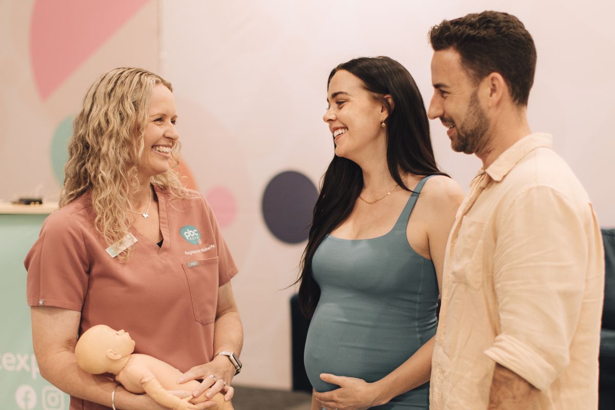 PBC Baby Expo Adelaide, Midwife and visitors.