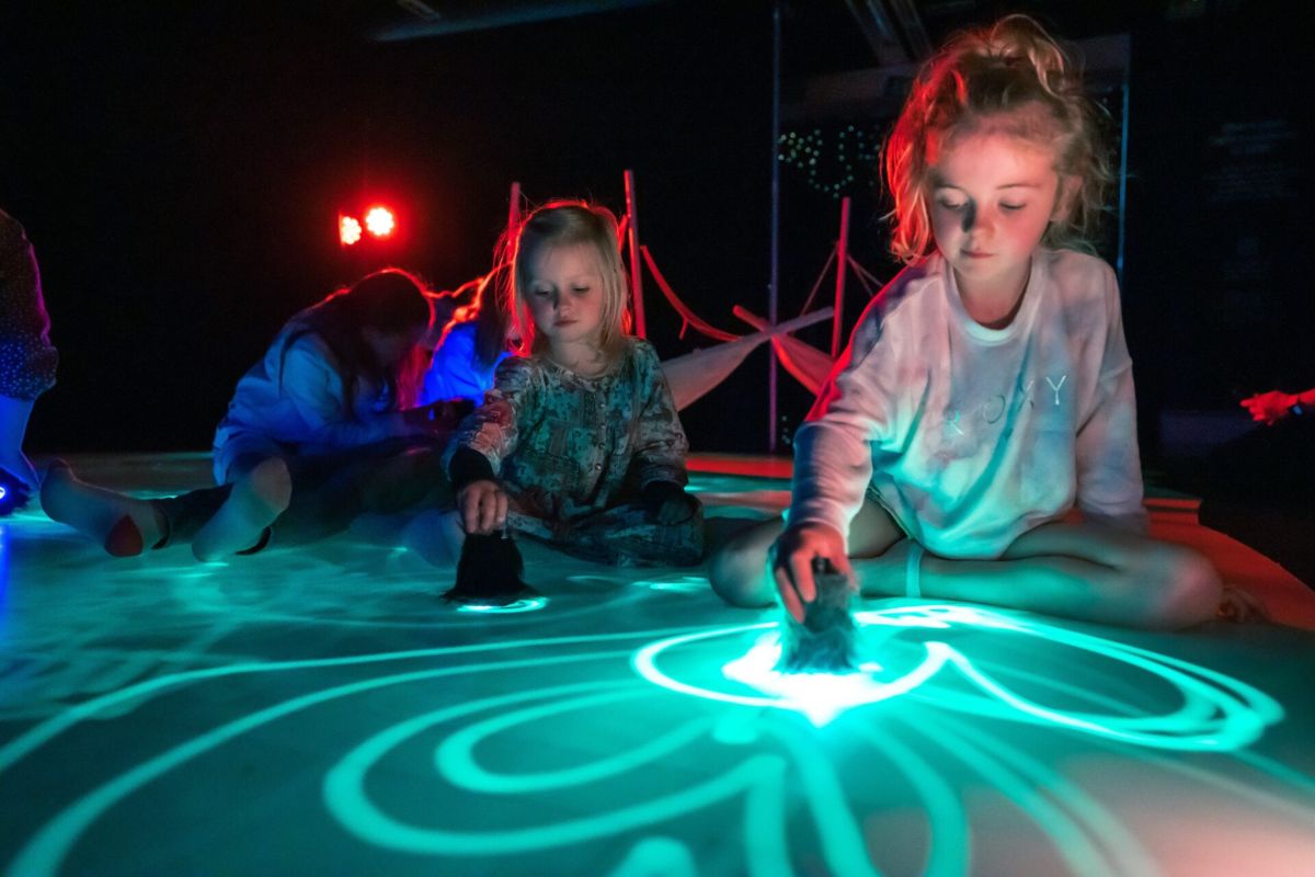 Sea of Light event by Patch Theatre at Burnside Village, winter school holidays 2026.