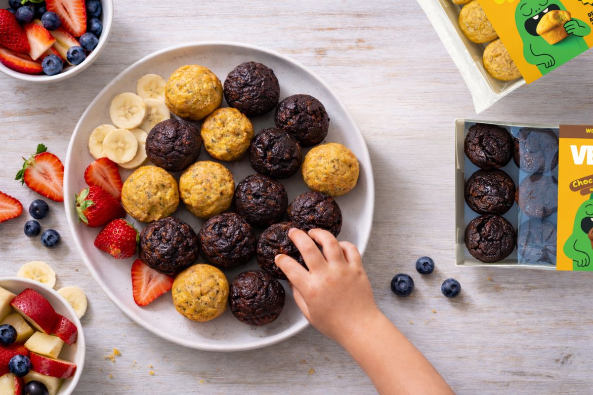 Veg Head assorted mini muffins.