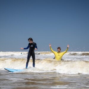 Wilderness Escapes school holidays surfing activities.