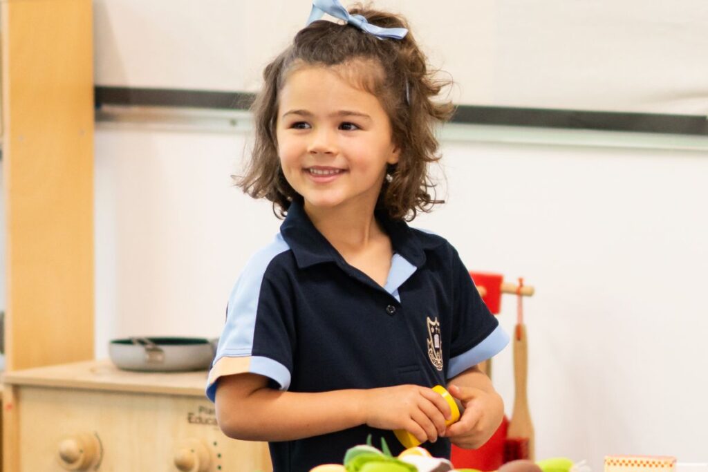 Walford School, Adelaide. Early Learning Centre aged children enjoying class activities.