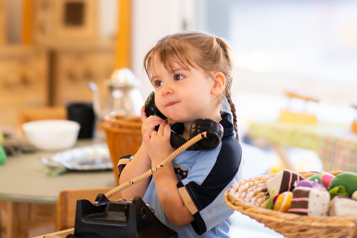 Walford School, Adelaide. Early Learning Centre aged children enjoying class activities.