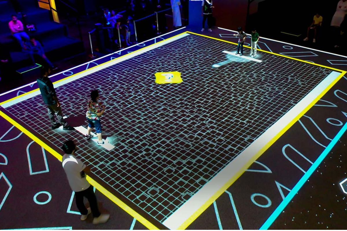 Illuminate Adelaide, Augmented Games, Grid.