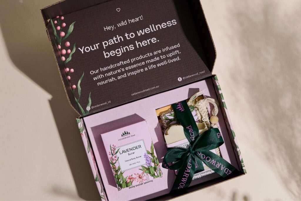 Cedarwood Road Skincare Gift Pack.