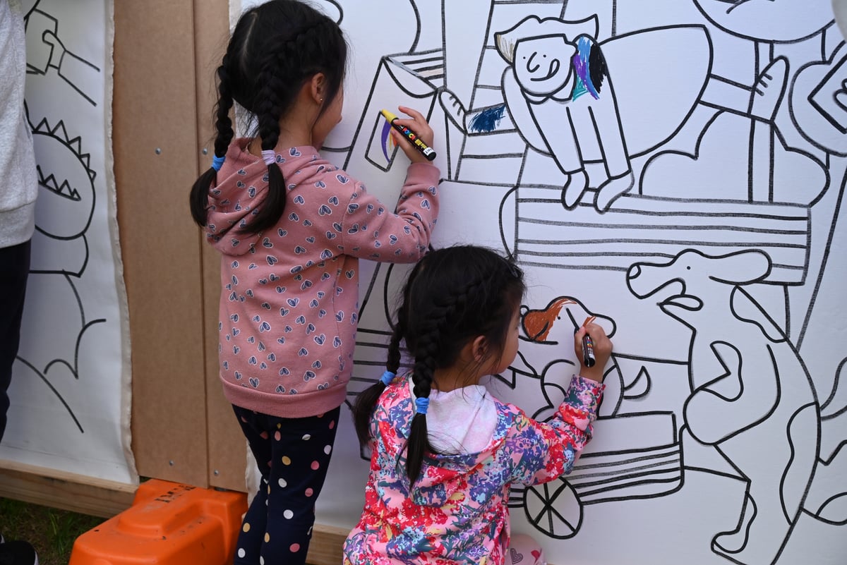 Children enjoying activities at Once Upon a Festival