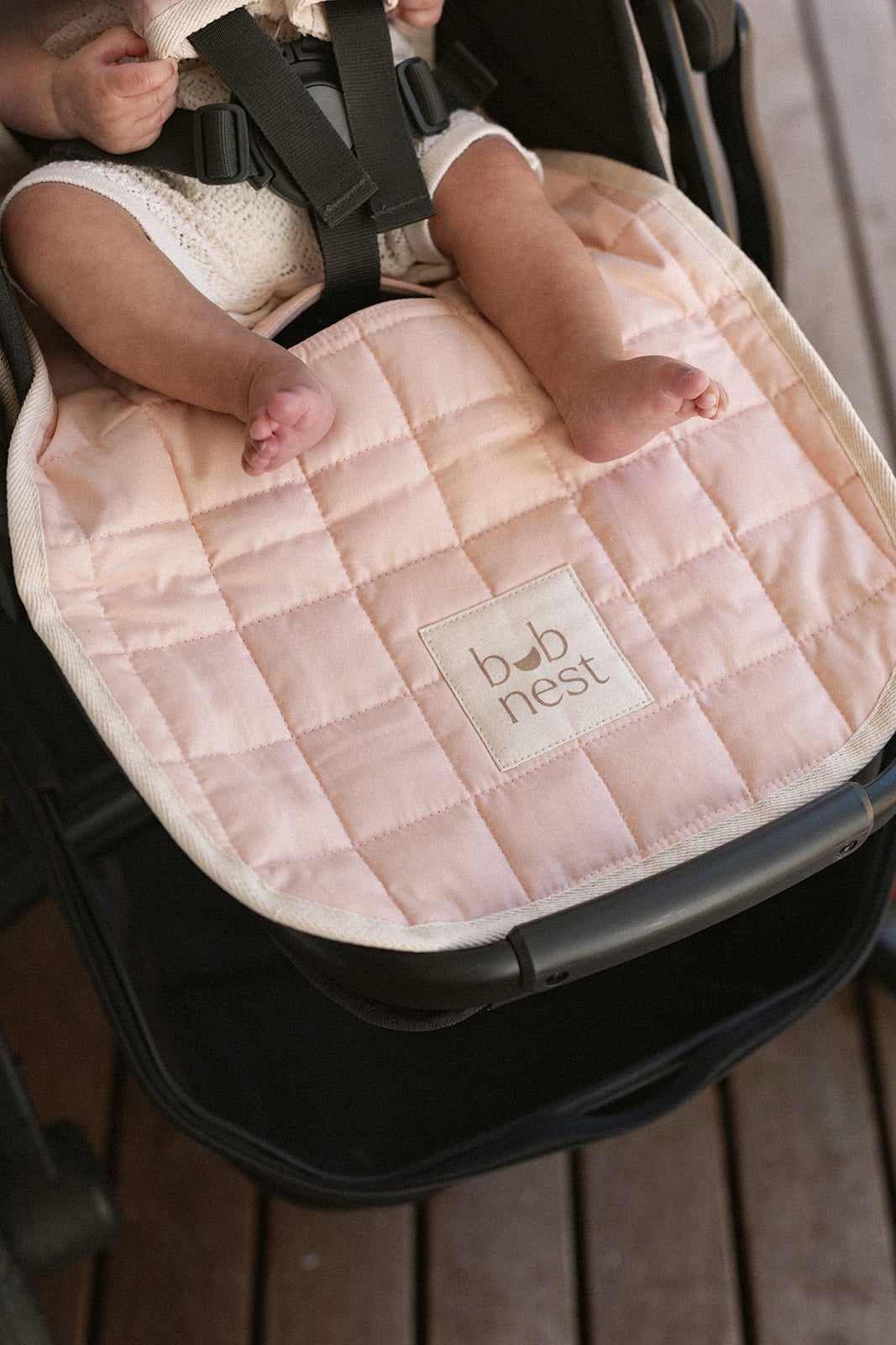 bubnest Pram Liner blossom detail